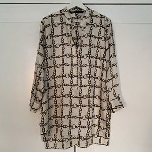 Chain print tunic
